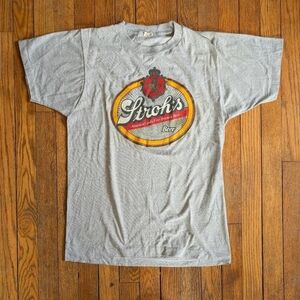 Vintage 80's Stroh's Beer Single Stitch Promo T-shirt
